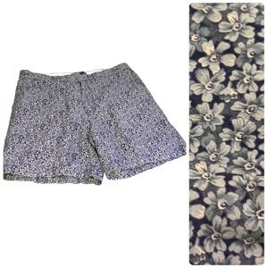 Vintage Polo Ralph Lauren Men Floral Shorts Linen Cotton Size 38 Grandpa Preppy